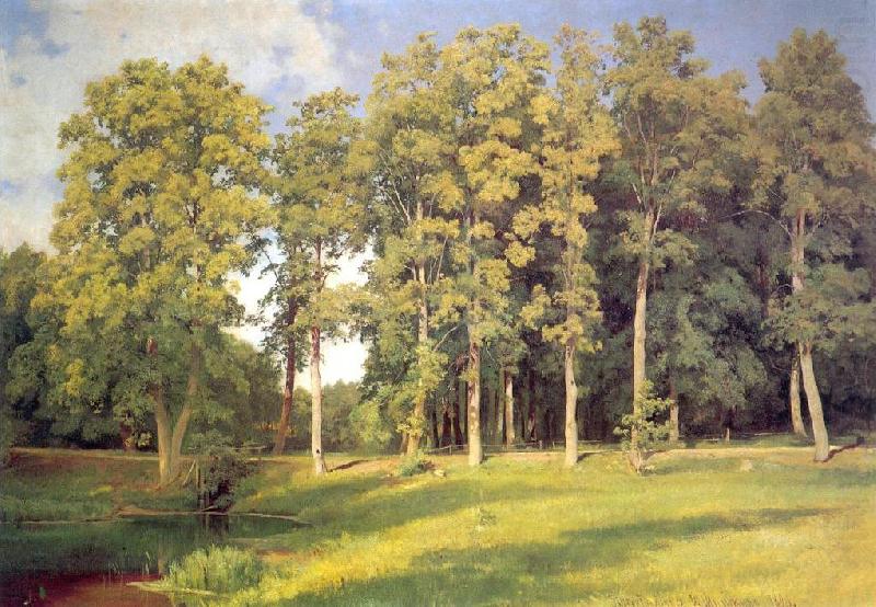 Ivan Shishkin Grove near Pond china oil painting image